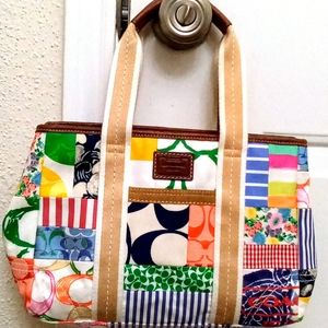 Coach Hamptons Patchwork Weekend Bag